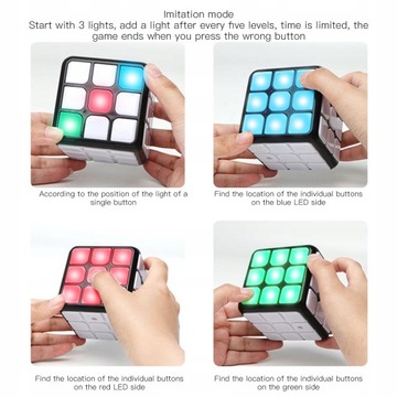 Мигающая игрушка-пазл, ручная, регулируемая.