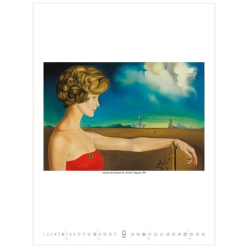 Salvador Dali Kalendarz Ścienny 2026 Duży Format 42x56 cm Sztuka