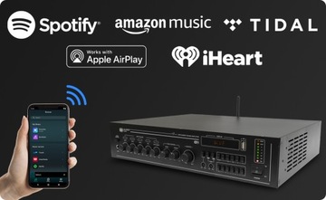 LAUDIO MultiTask 120 Вт Wi-Fi 5-зонный усилитель 100 В