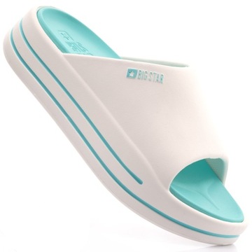 ТАПОЧКИ ЖЕНСКИЕ BIG STAR, ВЫСОКАЯ ПОДОШВА, ПЕНА, РЕЗИНА