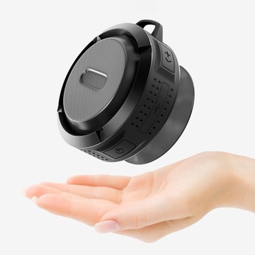 Портативная Bluetooth-колонка с подвеской на присоске