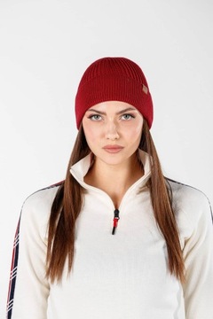 CZAPKA UNISEX Z 100% WEŁNY MERINO 210 g/m² FISHERMAN Brick