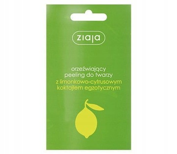 ZIAJA PEELING DO TWARZY 7ML LIMONKOWO-CYTRUSOWY