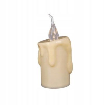 2x 118mm Elektryczna świeca woskowa LED Tea Light