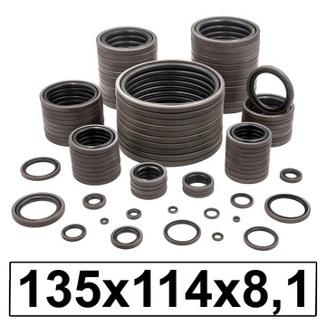 PIERŚCIEŃ TŁOKOWY USZCZELNIENIE TŁOKA SIŁOWNIKA GER OW1 K17 135x114x8,1