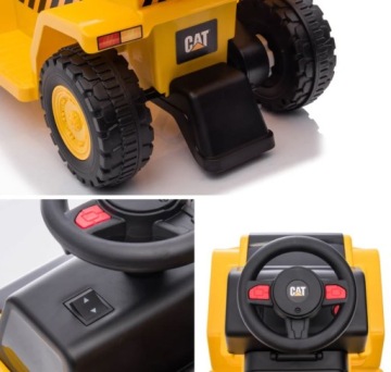 ГУСЕНИЧНЫЙ САМОСВАЛ для ребенка-ПОЕЗДНИК с аккумулятором 6В 4Ач