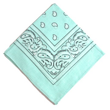 BANDAMKA BANDANA CHUSTKA CHUSTA BANDAMA - mięta