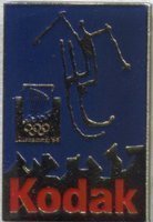 Odznaka sponsor Igrzysk Lillehammer 1994 Kodak