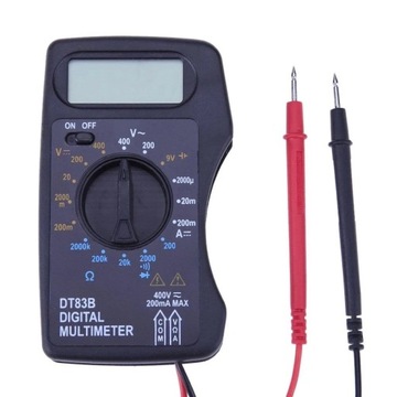 Miernik cyfrowy DT83B z buzerem