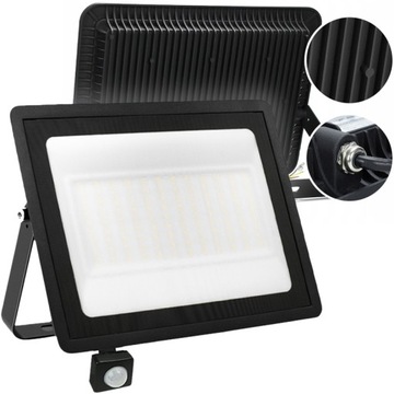 ZEWNĘTRZNA MOCNA LAMPA LED WODOODPORNA OGRODOWY HALOGEN REFLEKTOR CZUJNIK