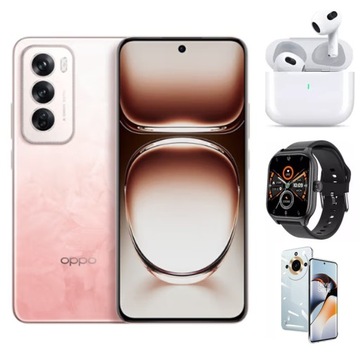 Nowy telefon komórkowy Oppo Reno12 5G 256 GB miękka brzoskwinia 12 GB RAM