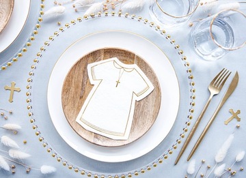 Serwetki Komunij 20szt Krzyż SP33-64-019