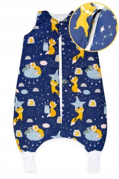 Изолированный спальный мешок с ногами 92-104 м 1 тог хлопок 100% польский продукт