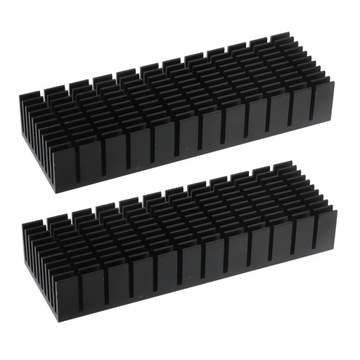 АЛЮМИНИЕВЫЕ РАДИАТОРЫ С ЛЕНТОЙ - 2ШТ 120х40х20мм