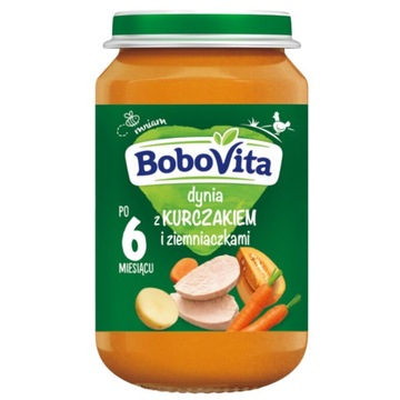 BOBOVITA Danie Kurczak Dynia Ziemniaczki 6m+ 190 g