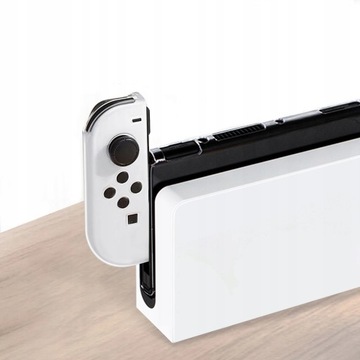 IRIS Crystal case etui na Switch OLED i joy-cony do doku przeźroczysty