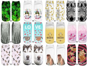 Носки для ног с принтом на День святого Валентина, подарок «Любовь», забавные, МНОГИЕ УЗОРЫ