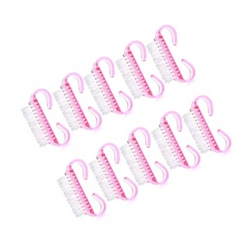 10x Szczoteczka do paznokci manicure pyłu z rączką