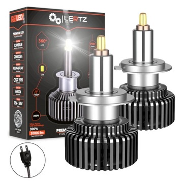 ŻARÓWKI LED CANBUS H7 2x ŻARÓWKA 20000LM MOCNE XENO WHITE NOWA GENERACJA
