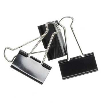 Зажимы для офиса GRAND 41мм черные 12шт.XL