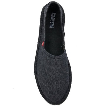 Espadryle buty Big Star HH274492 Black czarne r.39