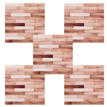 ŚCIANA Z SYMULACYJNYM SŁOJEM DREWNA 10,00X10,00X0,05CM SZT.