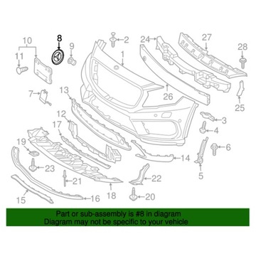 MERCEDES ML W166 ZNAKY ZNAK A2188170116