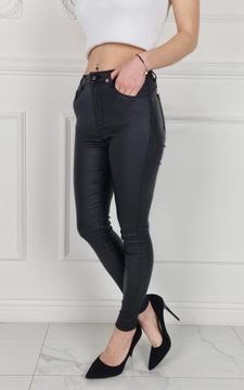 Моделирование вощеного брюк женская отжимающая кожа