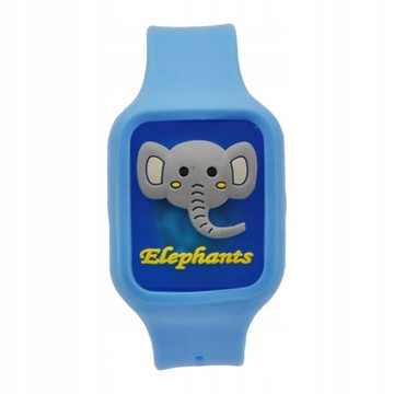 NoBzzz ЧАСЫ MOSQUITO BLADE ДЛЯ ДЕТЕЙ со светодиодной подсветкой