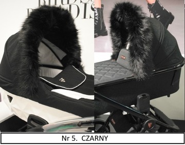 Меховая отделка на капюшоне коляски - мех для коляски.