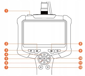 ЭНДОСКОП ДЛЯ ПРОВЕРКИ МАСТЕРСКОЙ 5M FULL HD ЖК-камера IPS для ТРУБ ДВИГАТЕЛЯ