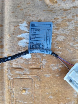 УСТАНОВКА ЖГУТА ЖГУТОВ ПОТОЛКА BMW 1 E87 M, ЧЕРНЫЙ, ОРИГИНАЛ