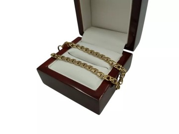 ZŁOTA BRANSOLETKA P.585 W:6,97G DŁ:18CM