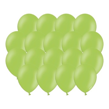 BALONY JASNO ZIELONE ŚLUB CHRZEST ROCZEK 20 SZT