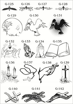 надгробие, крест-накрест, 70 узоров, ГРАВИВА