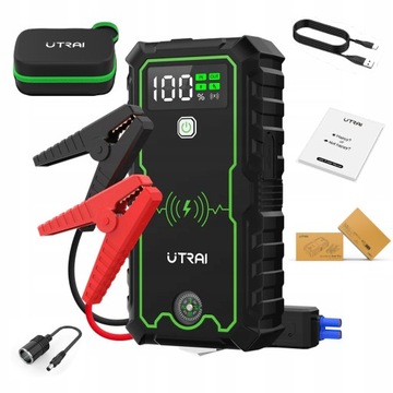 URZĄDZENIE ROZRUCHOWE DO SAMOCHODU POWERBANK ROZRUCH BOOSTER STARTER 2500A