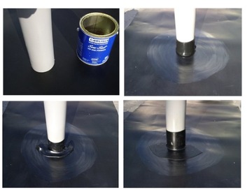 Георезина из США, пленка для прудов, пруды шириной 9,15 м.