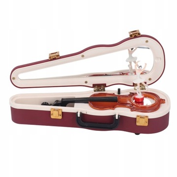 Музыкальная шкатулка для скрипки, маленькая, классическая, элегантная.