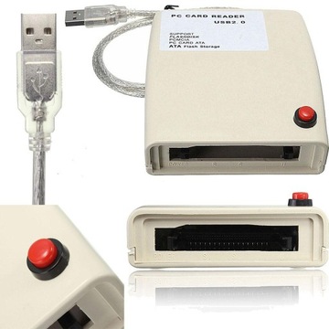 Адаптер флэш-диска USB 2.0–68-контактный ATA PCMCIA для