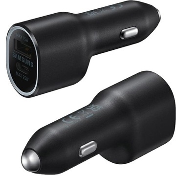 Автомобильное зарядное устройство Samsung USB-A/USB-C 25 Вт/15 Вт