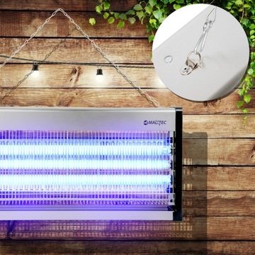 УФ ИНСЕКТИЦИДНАЯ ЛАМПА ДЛЯ КОМАРОВ, ЭЛЕКТРИЧЕСКАЯ МОЩНАЯ ЛОВУШКА 60ВТ 300м2