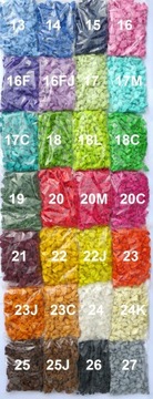 Синий декоративный гравийный камень 1-2 см BLUE WAY FACTORY каждого цвета по 1 кг.