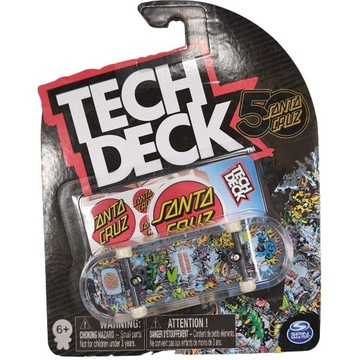 DESKOROLKA KEVIN BRAUN SANTA CRUZ FINGERBOARD + NAKLEJKI TECH DECK