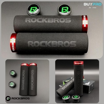 ВЕЛОСИПЕДНЫЕ РУЧКИ BIKE GRIP SOFT накладки на руль Губка ROCKBROS