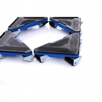 КОМПЛЕКТ ДЛЯ ТРАНСПОРТИРОВКИ ПЕРЕДВИЖНОЙ МЕБЕЛИ 300 кг НАБОР ИЗ 5 РОЛИКОВ ТЕЛЕЖКА