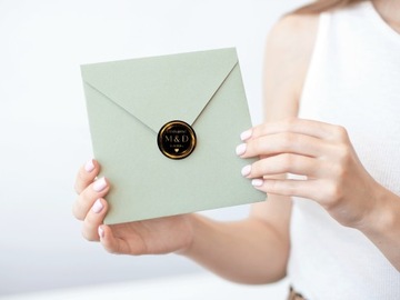 Свадебные наклейки Спасибо свадьба 96 шт.