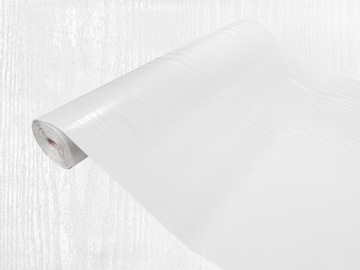 Folia PCV Meblowa Drewno Białe Połysk Szer 45cm