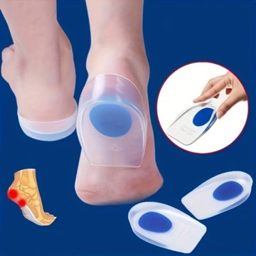 ГЕЛЕВЫЕ ВСТАВКИ ДЛЯ ОБУВИ СИЛИКОНОВЫЕ ДЛЯ ПЯТОЧНОЙ ШПОРЫ