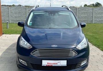 Ford C-MAX II Grand C-MAX Facelifting 1.0 EcoBoost 125KM 2016 Ford Grand C-MAX 7-mio Osobowy, Idealny Stan, Klimatronik, Parktronik, Hak, zdjęcie 1