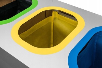 Сегрегационный бункер, 4 фракции, 80 литров